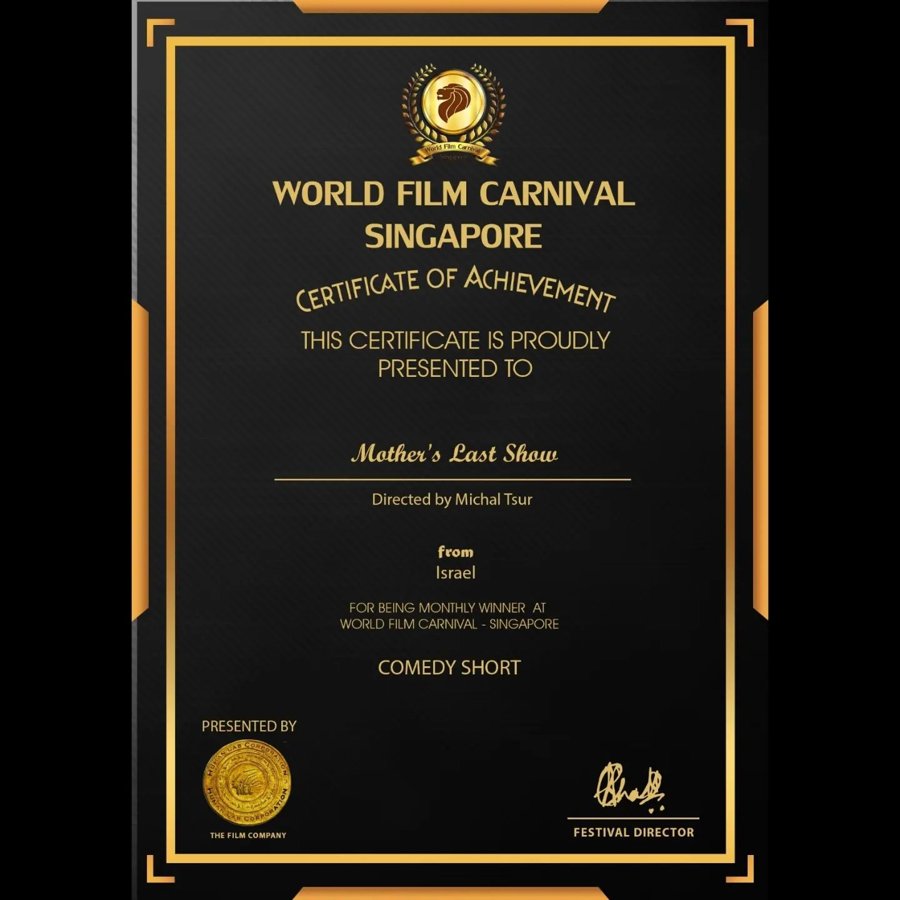 Mother's Last Show award